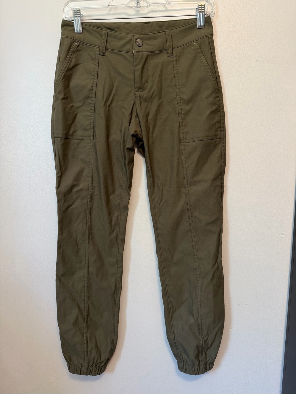 Stio Style 1340 Tapered‎ Hiking Outdoor Pants Womens Size 2 Olive Green Gorpcore